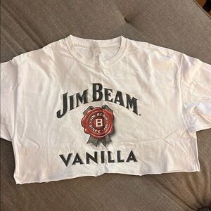 Women’s cropped Jim beam tshirt